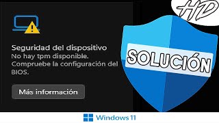 SOLUCIÓN quotNo hay TPM disponiblequot  Windows 11 [upl. by Arihsay]