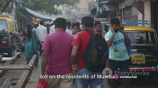 Overpopulation in Mumbai India [upl. by Moncear]