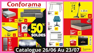 Conforama Nouveau Catalogue Solde Juillet 2024 [upl. by Maxi]