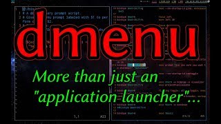 dmenu Your own Custom Script Menus [upl. by Bannon]