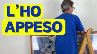 APPENDERE Un Quadro in 5 Minuti con 2 Ganci [upl. by Shevlo]