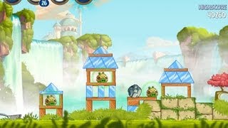 Angry Birds Star Wars 2 Level B12 Naboo Invasion 3 star Walkthrough [upl. by Stephannie]