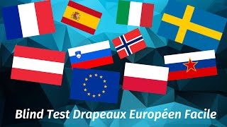 BLIND TEST DRAPEAUX EUROPE FACILE [upl. by Kym]