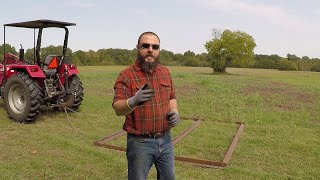 Fixing Hay Field With Homemade Drag Grader [upl. by Mure]