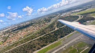 Takeoff from Perth Western Australia  Qantas Fokker 100 [upl. by Atibat]