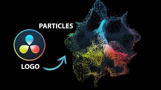 LOGO Animation  Turn your Logo into Particles  Davinci Resolve Fusion Tutorial [upl. by Eseyt770]