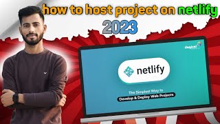 how to host your website for free with netlify  how to host project on netlify  netlify tutorial [upl. by Womack895]