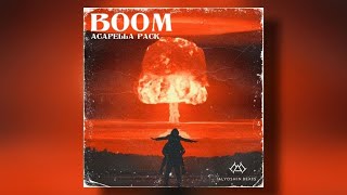 100 ACAPELLA PACK  quotBOOMquot  ACAPELLAS WITH BPM  Vocals Pack  HipHop Trap Rap [upl. by Yekcim26]