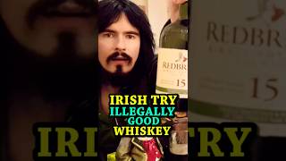 Irish People Try ILLEGALLY Good Irish WHISKEY For First Time  REDBREAST LeatherJacketGuy Shorts [upl. by Bessie]