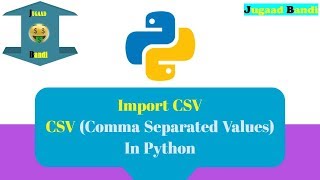 CSV In Python  CSV Python tutorial [upl. by Aronas400]