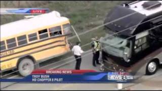 Venus Isd school bus crash [upl. by Esetal563]