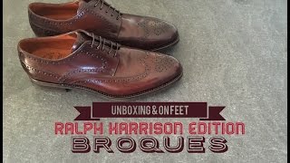 Ralph Harrison Edition brown brogues  business shoes  2016  HD [upl. by Rashidi186]