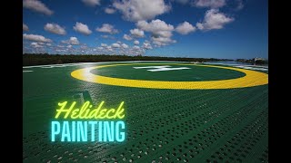 Helideck Anti  Slip Painting CAP 437 [upl. by Rani]