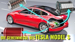 Wie funktioniert ein Elektroauto   Tesla Model S [upl. by Nonnair]