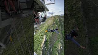 85 seconds of pure adrenaline freefall bungyjump [upl. by Zara173]