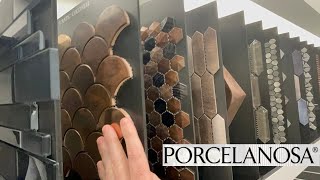 PORCELANOSA MOSAIC BACKSPLASH DECORATIVE TILES [upl. by Warfeld]