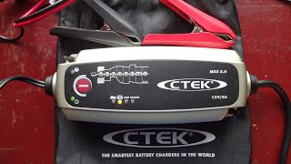 CTEK MXS 50 Battery Charger Unboxing Manuals and Testing [upl. by Etep593]