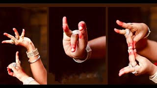 Samyukta Hasta Mudras  Double hand gestures  Bharatanatyam  Rhythmic Soumi [upl. by Aleicarg]