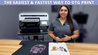 The Easiest amp Fastest Way to DTG Print  DTG G4 [upl. by Anirat649]