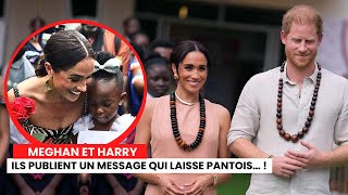 Meghan et Harry au cœur du scandale  Leur message stupéfiant qui fait trembler le monde [upl. by Asiled]