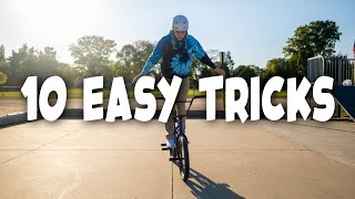 10 Easy Beginner BMX Tricks [upl. by Oyam]