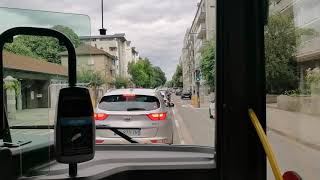 Bus Ride Ligne C5 du bus de Grenoble  Palais de Justice  Gare ➡ Condillac Universités [upl. by Nylsaj441]