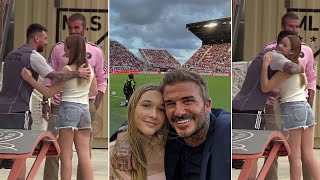 David Beckham Posts Sweet Snap with Daughter Harper after Inter Miami Game [upl. by Abbotsen]