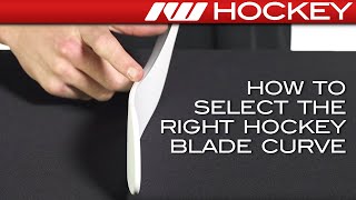 How to Select the Right Hockey Blade Curve [upl. by Darton]