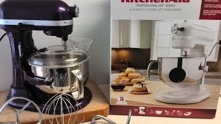 Unboxing KitchenAid Professional 600 Series 6Quart 57L Bowl Lift Stand Mixer [upl. by Warford]