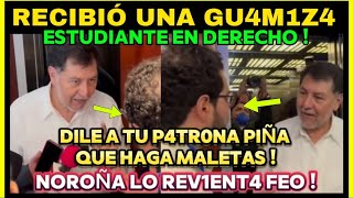 Pensó que Podía con Noroña Estudiante de Derecho El Senador le Cerró el H0C1C0 [upl. by Muire368]