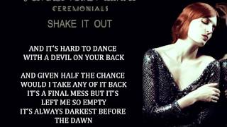 Florence  the Machine  Shake It Out Lyrics [upl. by Tati380]