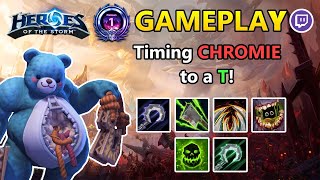 Timing CHROME to a T  Heroes of the Storm  Storm League  Ranked [upl. by Yee]