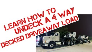 How to undeck a 4 way decked load [upl. by Soloman]