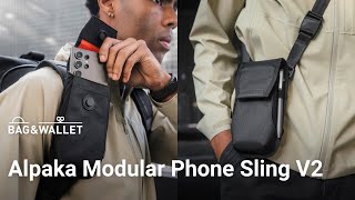 Обзор маленькой слингсумки Alpaka Modular Phone Sling V2 [upl. by Maleki]