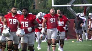 Scenes from Ohio State football practice [upl. by Ewart]