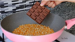 Best Chocolate Popcorn Recipe You Will Ever Eat  Just in 10 Minutes [upl. by Delila]