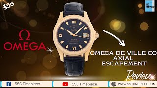 ssc watch review  omega de ville co axial escapement [upl. by Christian923]