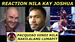 Furry At Crawford Reaction SA knockout Ni Joshua  Pacquiao Hindi Nila Nakilala [upl. by Alemac784]