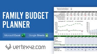 How to Use the Family Budget Planner Spreadsheet [upl. by Ithsav203]