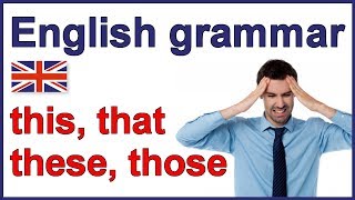 This that these those  Demonstratives  English grammar [upl. by Sivrat]