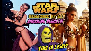 AI Reimagined Star wars characters as described by Skeletor [upl. by Yhtomiht]