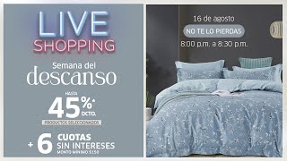 Siman Live Shopping  Semana del descanso [upl. by Orbadiah]