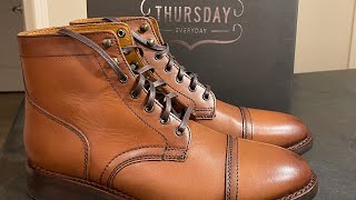 Thursday boots unboxing and initial thoughts All hype Or legit [upl. by Jamill860]