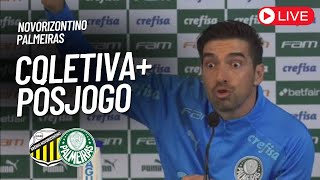 COLETIVA ABEL FERREIRA  PÓSJOGO NOVORIZONTINO 1X1 PALMEIRAS [upl. by Kcirddehs]