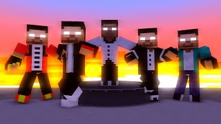 Herobrine Fight  Episode 3 The Strongest herobrine  Minecraft Animation [upl. by Kcyrred]