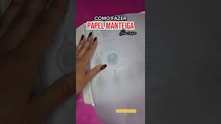 Como fazer papel transparente em casa 🏠 [upl. by Tamra]