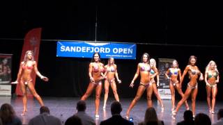 Sandefjord Open 2015  Bikini fitness 169cm [upl. by Flatto]