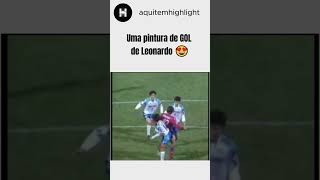 Uma pintura de GOL de Leonardo 😍 [upl. by Ayhdnas]