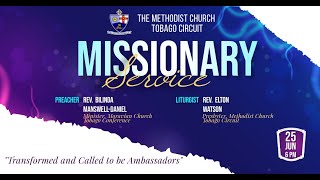 Tobago Methodist Circuit Missionary Service  June 25 2024 [upl. by Sew]