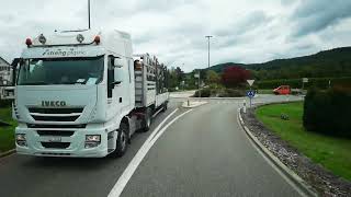 Iveco Stralis 570 XP 4K POV Buchs bei Aarau nach Schaffhausen 2Teil [upl. by Poirer]